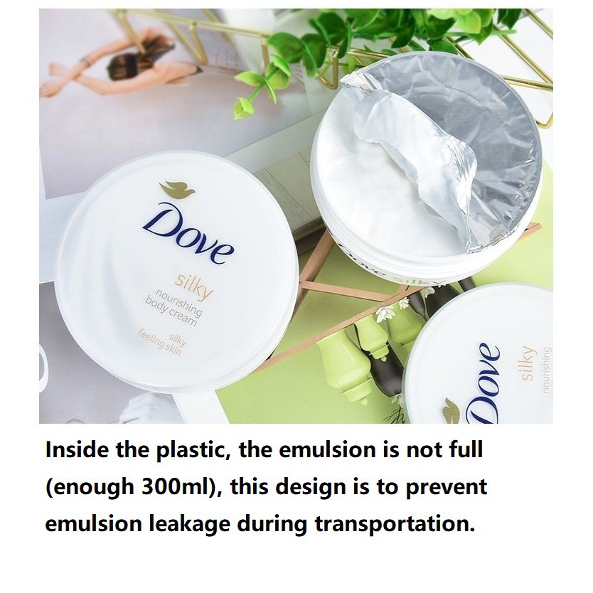 Kem dưỡng ẩm da lâu trôi Dove dung tích 300ml