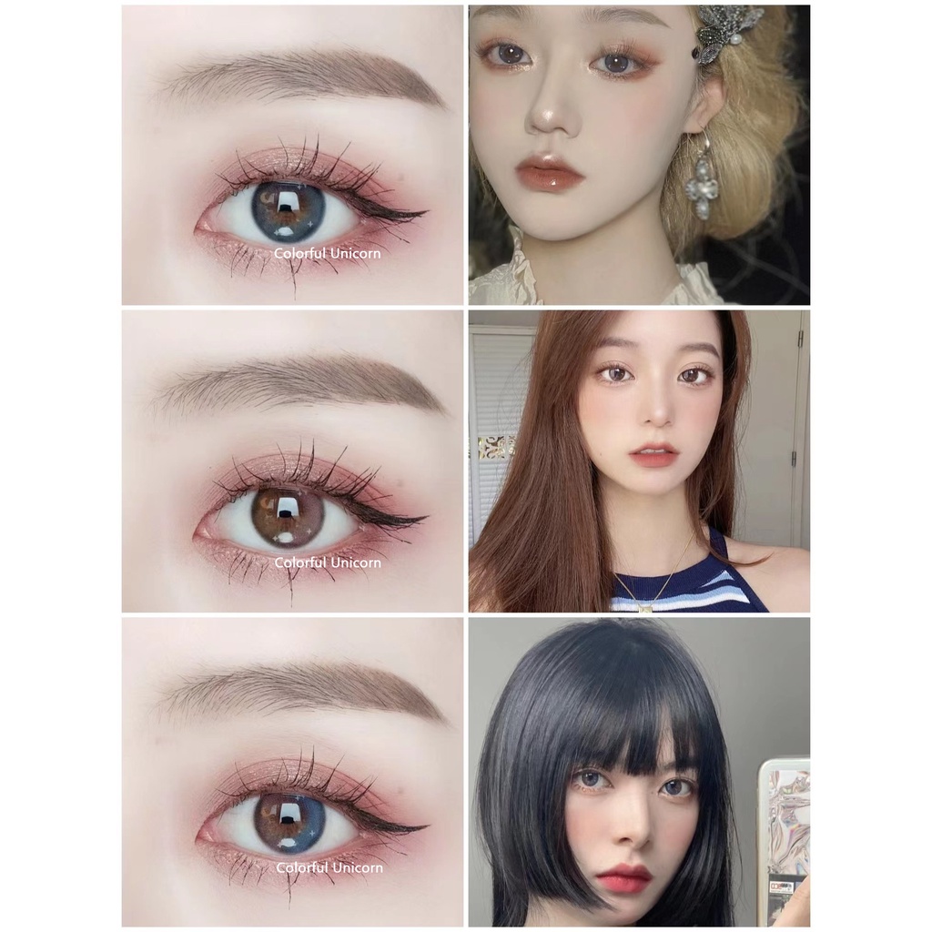 Kính áp tròng Colorhunter Dùng 1 Năm 14.0mm 0 - 8 Độ 1 cặp