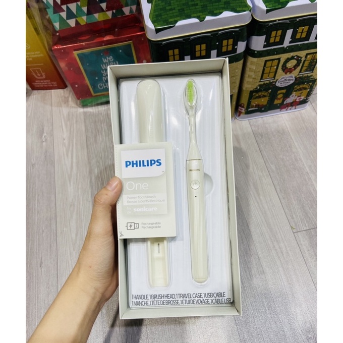 [BILL MỸ] BÀN CHẢI ĐIỆN PHILIPS ONE BY SONICARE RECHARGEABLE TOOTHBRUSH