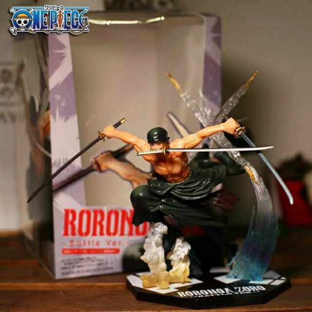 [ HÀNG XỊN ] Mô Hình One Piece Nhân Vật Roronoa Zoro Tam Kiếm Cao Cấp AE04