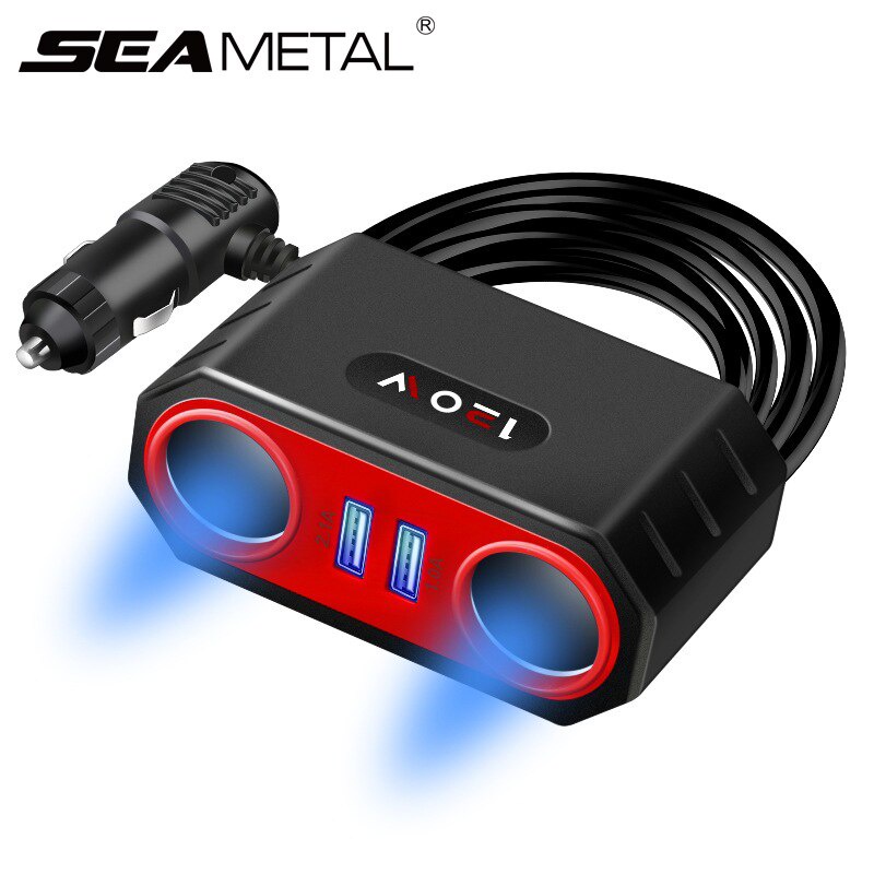 Tẩu sạc DC 12V/24V hai cổng USB 120W cho Samsung