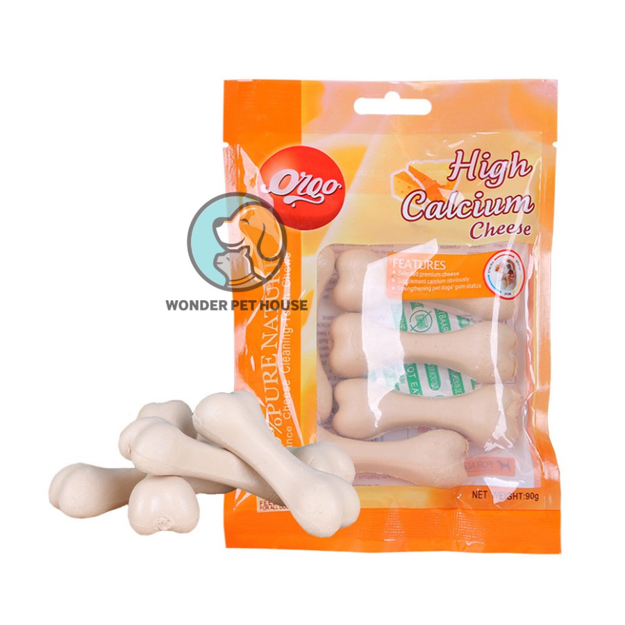 Snack Xương Gặm Orgo Sạch Răng Thơm Miệng Cho Chó 90g (Date 20/T6/2023)