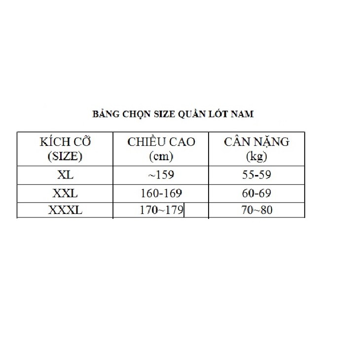 Quần sịp đùi (Bộ 5 chiếc), Quần lót nam xuất Nhật, chất cotton co giãn, thoáng mát