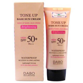 [Kem chống nắng] COMBO 2 Kem chống trang điểm Tone Up Base Sun Cream Cao cấp Hàn Quốc 70ml - Hàng Chính Hãng