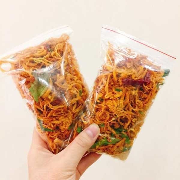 250 gram khô gà lá chanh loại 1(Túi zip)