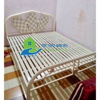Giường sắt kiểu tròn cách điệu 1m6 dài 2m