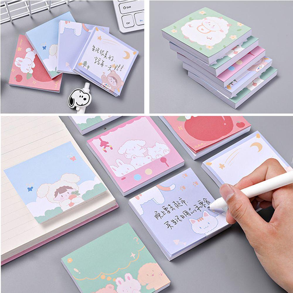Set 80 Tờ Giấy Ghi Chú Đánh Dấu Trang Sách Hình Thỏ Xinh Xắn