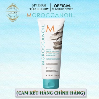 Mặt nạ moroccanoil platinum bổ sung hạt mầu bạch kim 200ml