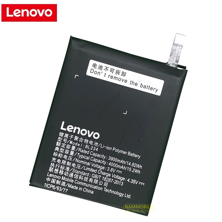 Pin LENOVO P70, P70T, P70-T, P70-A, P90, A5000, VIBE P1M BL234 4000mAh Zin + Tặng Keo Dán Pin + FreeShip