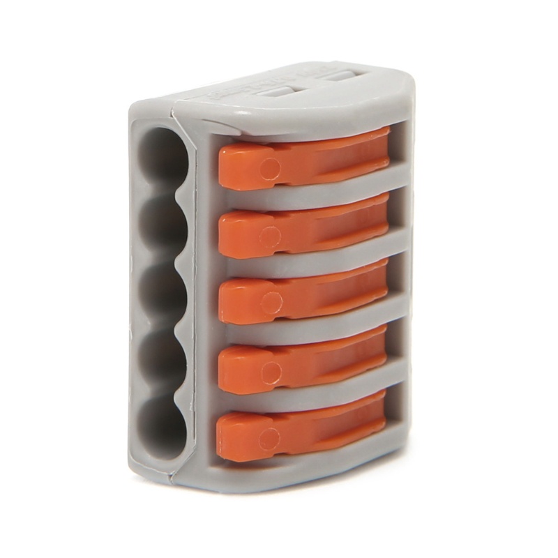 Set 5 Khối Đấu Nối Dây Điện 222-415-Nuts 5 Conductor