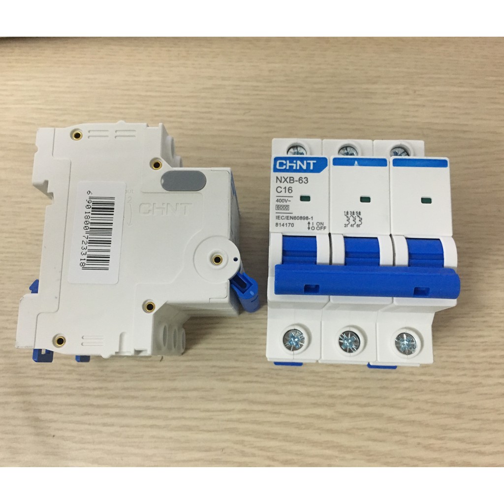 Attomat MCB CHINT NXB-63 3P C10, C16, C20, C25