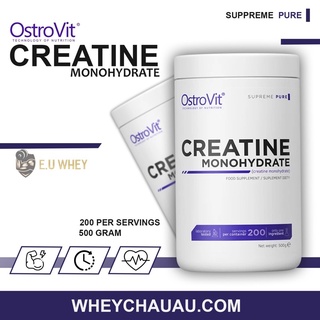 OSTROVIT CREATINE MONOHYDRATE 500g, THỰC PHẨM BỔ SUNG CUNG CẤP NĂNG LƯỢNG, SỨC BỀN CHO CƠ BẮP