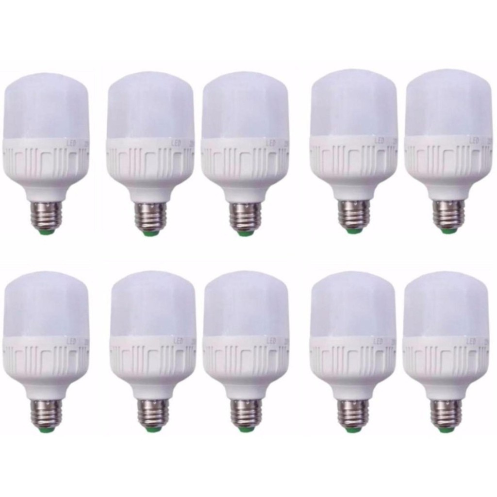 Bộ 5 bóng đèn led 15w bulb trụ ánh sáng trắng
