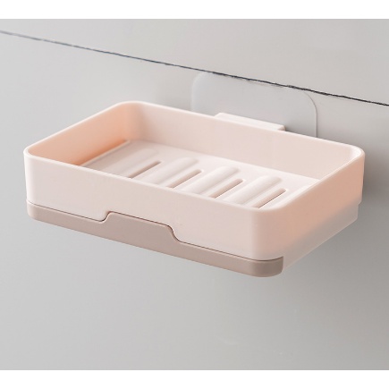 Khay Đựng Xà Phòng - Kệ Để Xà Phòng Dán Tường 2 Tầng