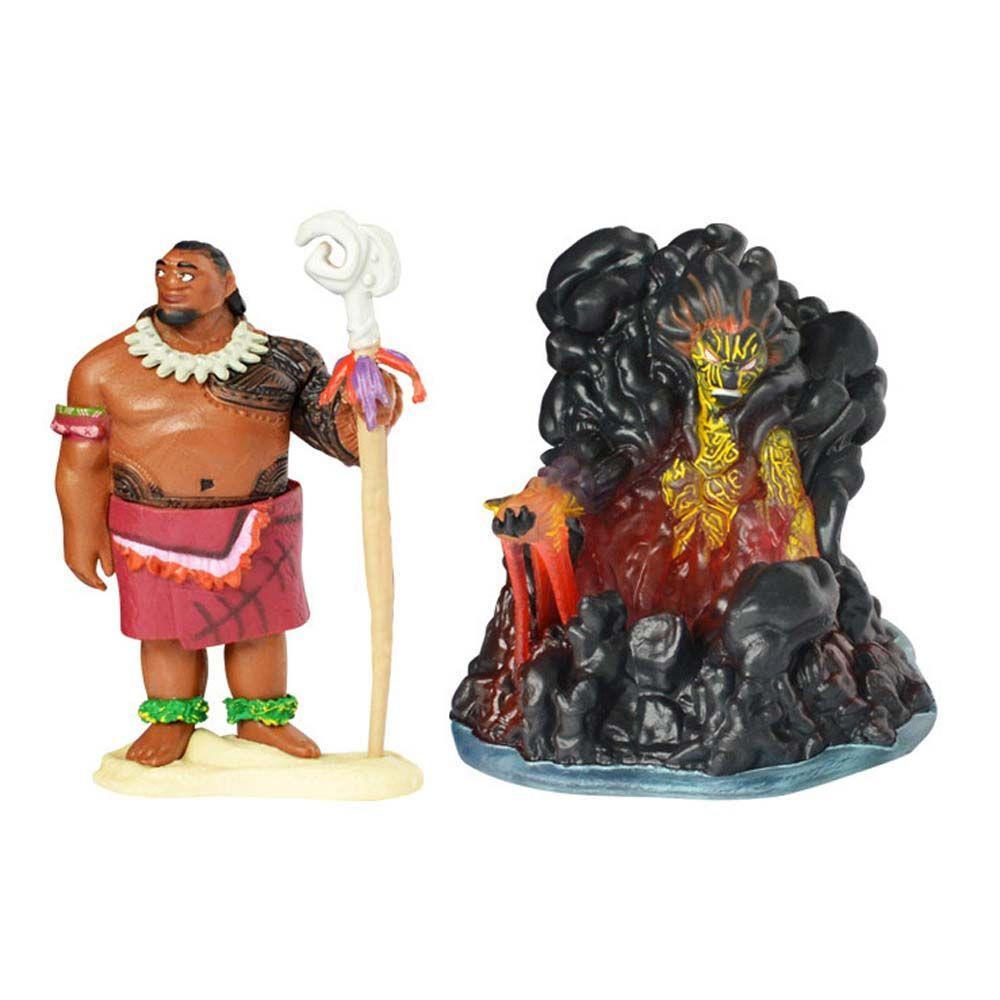 Bộ 10 Mô Hình Công Chúa Moana Trang Trí Bàn Làm Việc