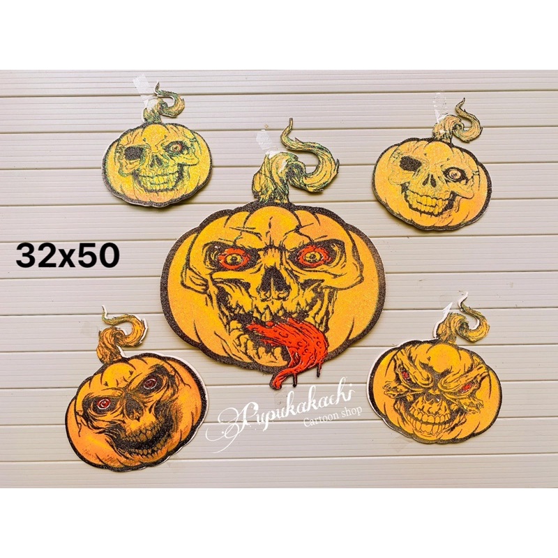 Hình dán bằng mút xốp trang trí Halloween nhiều mẫu