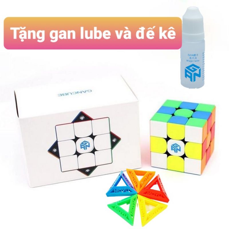 Rubik Gan 356M Stickerless - Phiên Bản Nâng Cấp GAN356 RS Nam Châm Hãng Mod, GAN RS