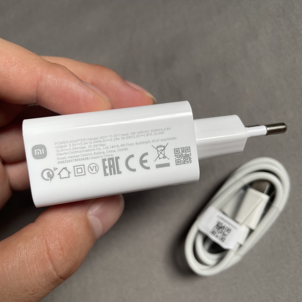 Củ sạc xiaomi 22.5w / Sạc nhanh Xiaomi / Cáp sạc Xiaomi Chính Hãng
