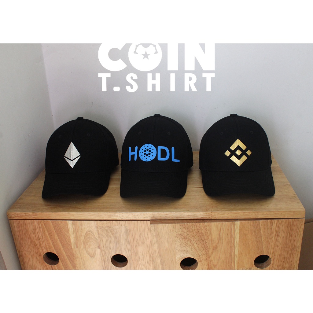 Mũ Cardano cao cấp, Binance, Bitcoin, Cointshirt, Ethereum
