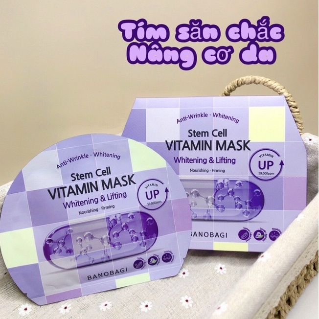 Mặt nạ BNBG giấy viên thuốc , Mặt nạ Banobagi dưỡng da giúp trắng da bổ sung Vitamin A B C E | WebRaoVat - webraovat.net.vn