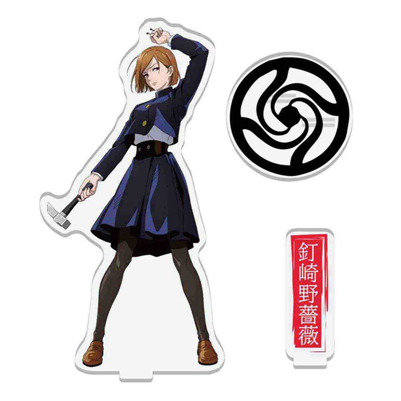 Mô hình trưng bày họa tiết nhân vật hoạt hình Jujutsu Kaisen Sukuna Itadori chất liệu acrylic trang trí bàn máy tính