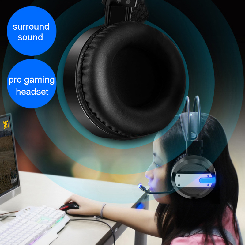 Tai Nghe Chụp Tai Chơi Game Có Mic Chất Lượng Cao