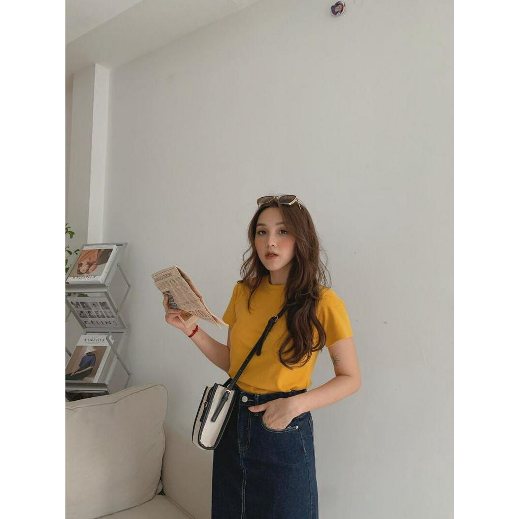 Áo phông trơn mịn color A-721#