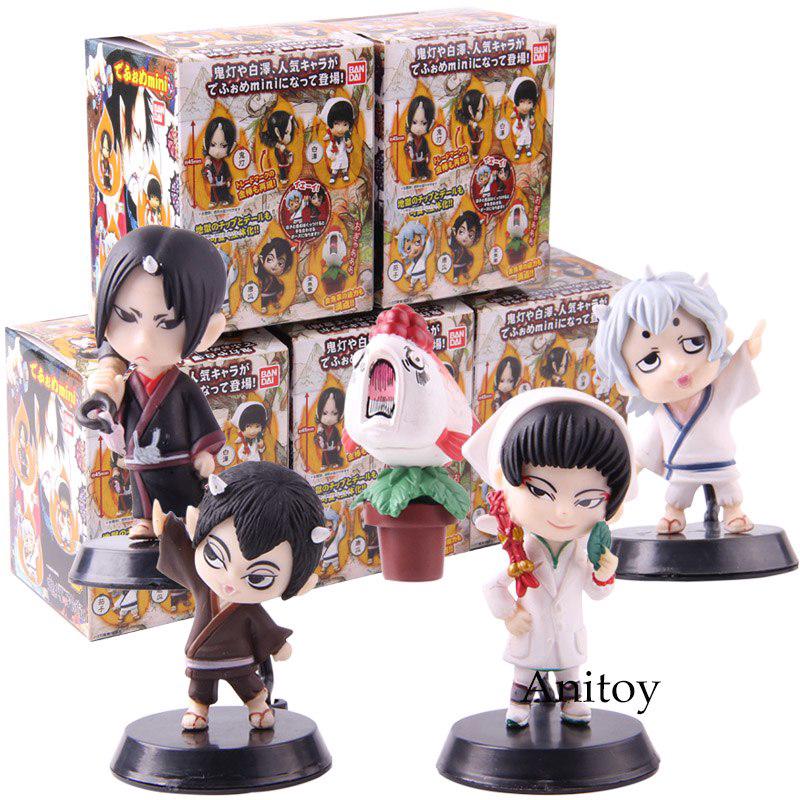 Bộ 5 mô hình nhân vật phim reitetsu hozuki hakutaku nasubi