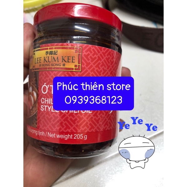 Ớt sa tế Lee Kum Kee hũ 205g