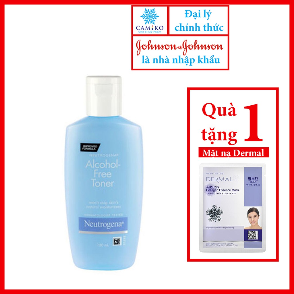 Nước Hoa Hồng Neutrogena Alcohol Free Toner 150ml không Chứa Cồn