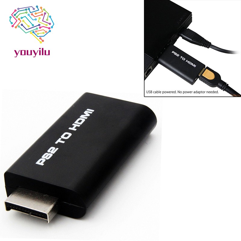 Thiết Bị Chuyển Đổi Ps2 Sang Hdmi Av Với Đầu Ra 3.5mm Cho Hdtv