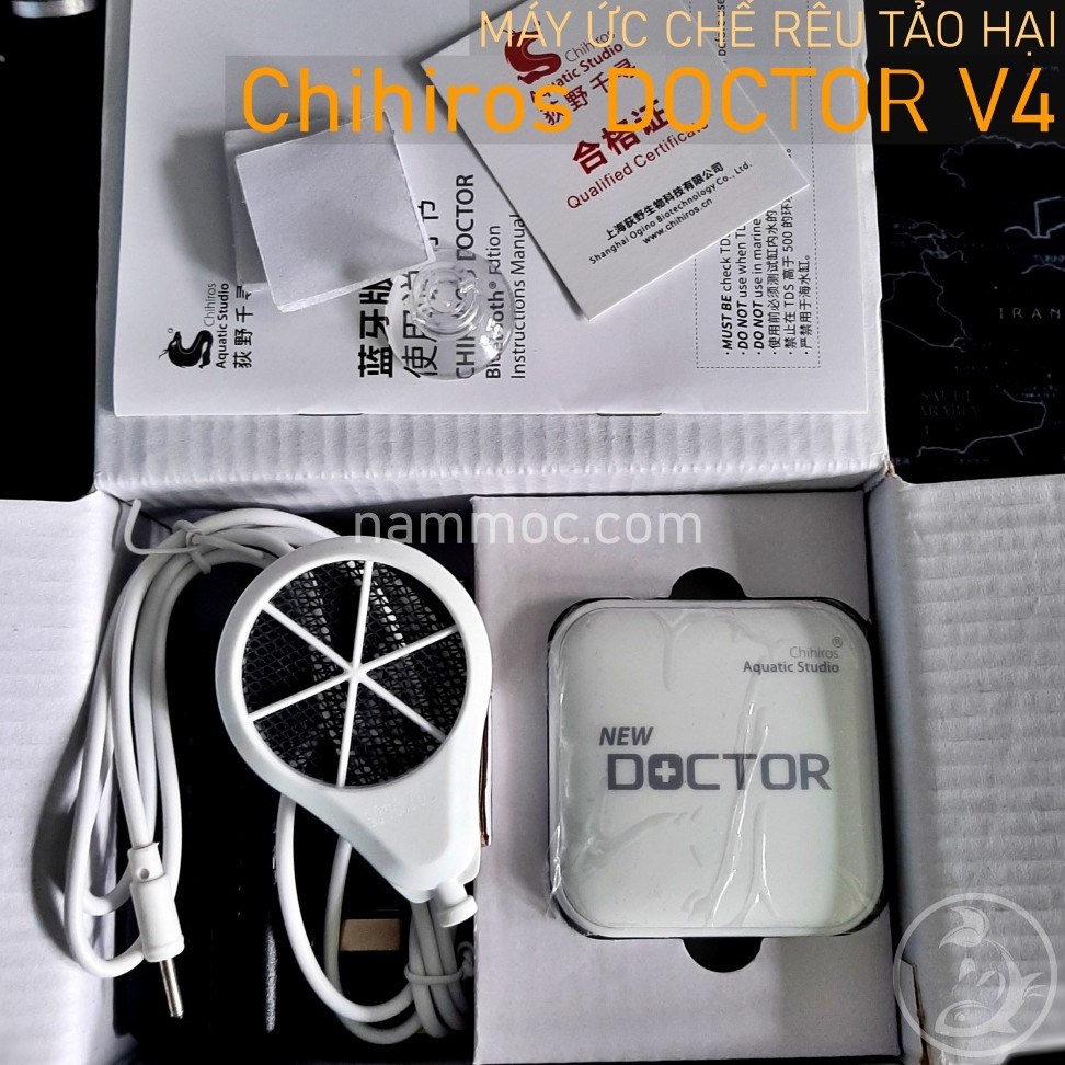 CHIHIROS DOCTOR V4 (bản Bluetooth mới nhất) - Máy Ức Chế Rêu Tảo Hại Cao Cấp Dành Cho Bể Cá Thuỷ Sinh (có kết nối app))