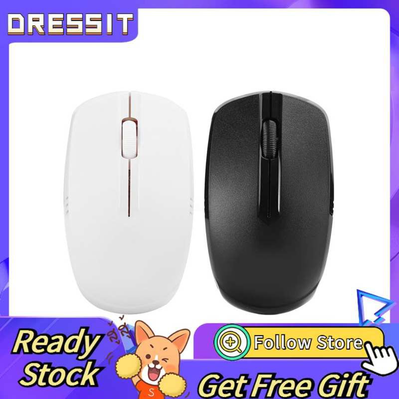 Dressit Free USB Port Mouse  High Quality Connected Dry Battery 2.4Ghz Keyboard for Computer PC