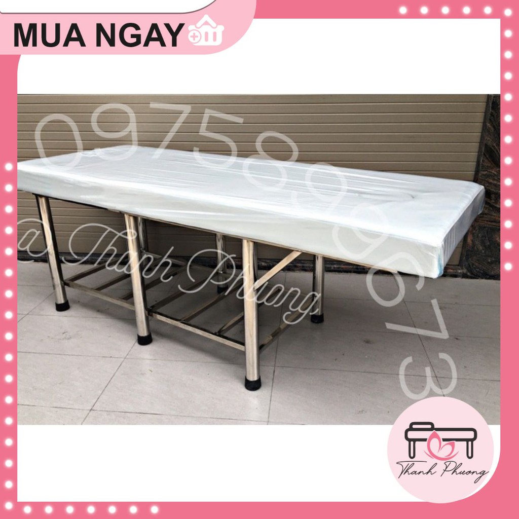 Giường Spa Inox Phun Xăm Nối Mi