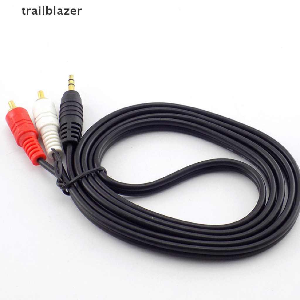 Dây Cáp Nối Dài 1.5M Chuyển Đổi Từ Giắc Cắm 3.5mm Sang 2 Rca Chuyên Dụng Cho Loa Máy Tính / Âm Thanh