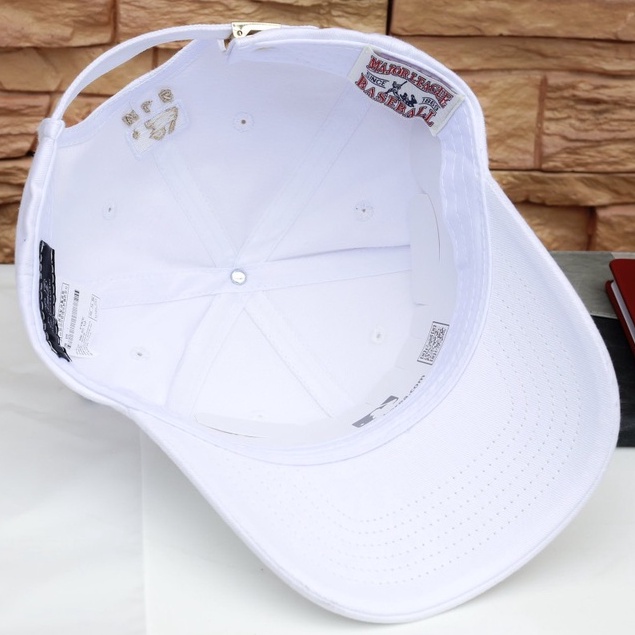Nón kết MLB trắng đen thời trang cao cấp fulltag hàng 1:1