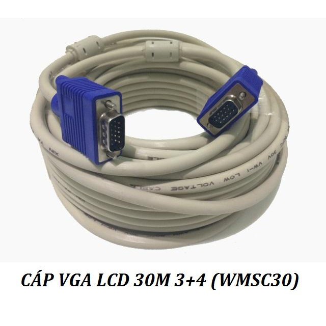 CÁP VGA LCD MÀN HÌNH MÁY TÍNH 3+5 25M VMSC25 , 30M VMSC30 CÁP VGA