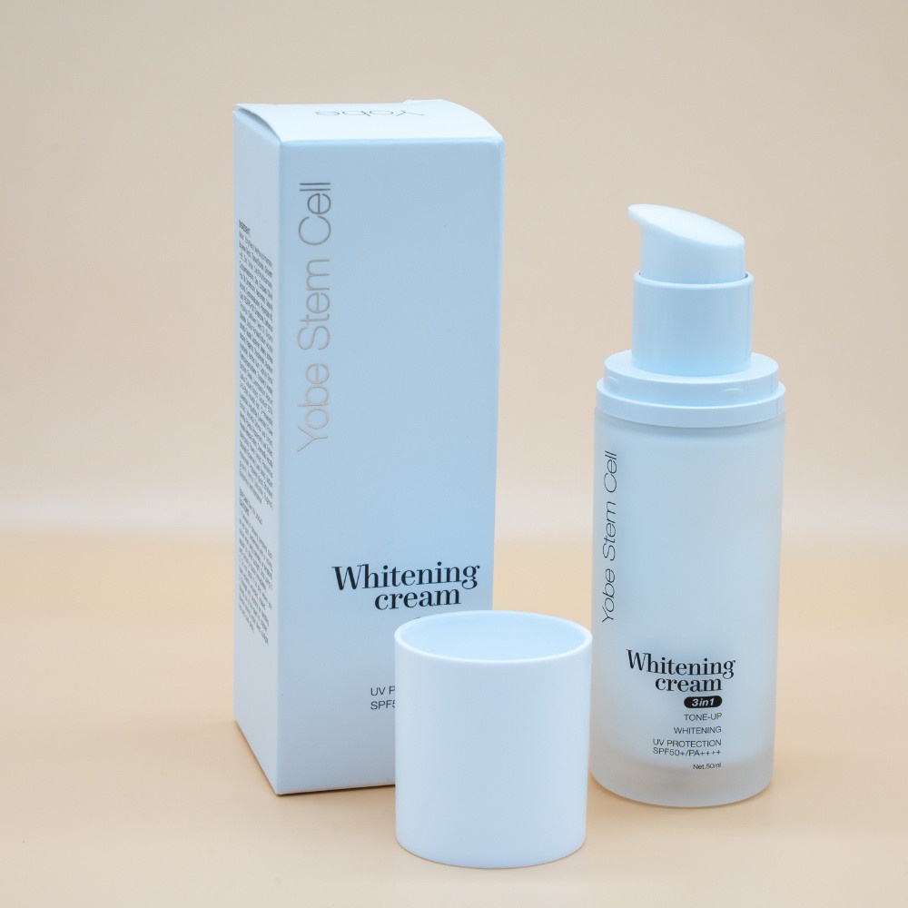 Kem trang điểm trắng da 😍CHÍNH HÃNG 😍 YOBE 3 trong 1 chống nắng dưỡng trắng nâng tông da | BigBuy360 - bigbuy360.vn