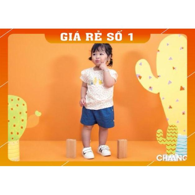 [Mã SR14MAY5 giảm 20K đơn 50K] Hàng chính hãng Áo phông chấm bi Bé gái Chaang/ size 6-36m