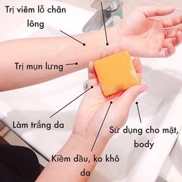 Xà Phòng Cám Nghệ Jam Extra Thái Lan - 60g