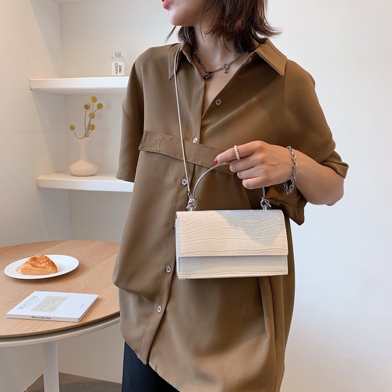 Túi Đeo Chéo Họa Tiết Viên Đá Mới 2022 Mới Với Hàng Trăm NB00412