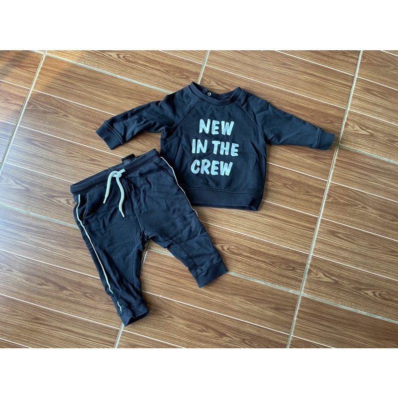 Thanh lý/Pass set nỉ HM auth size 6/9m used