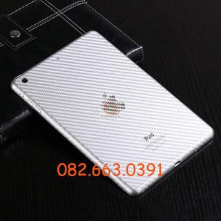 Miếng dán mặt lưng ipad air 3 (ipad air 2019, ipad air 3th) skin carbon nhiều màu sắc đẹp