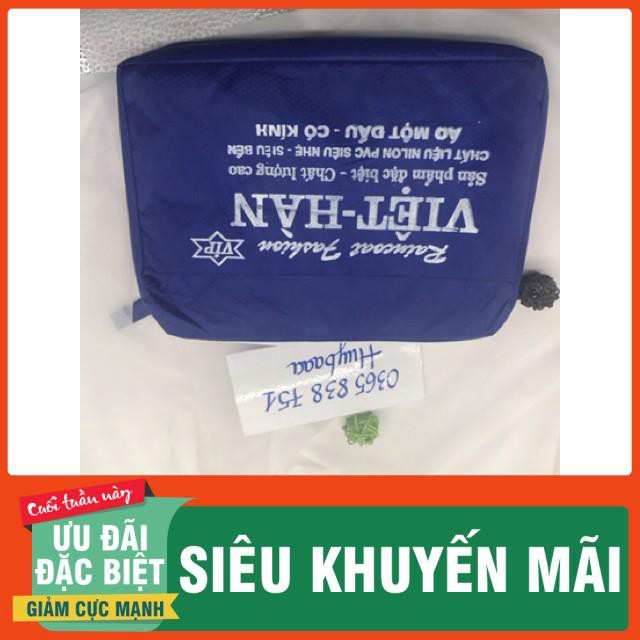 [GIÁ SỈ] Áo mưa Vải Dù VIỆT HÀN Chống Thấm Siêu Mềm Siêu Nhẹ Hàng Công Ty Loại 1