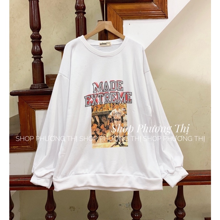 Sweater in hình to phá cách ulzzang (hình thật/sẵn) | BigBuy360 - bigbuy360.vn