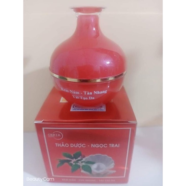 Kem thảo dược ngọc trai nám tàn nhang tái tạo 18gr
