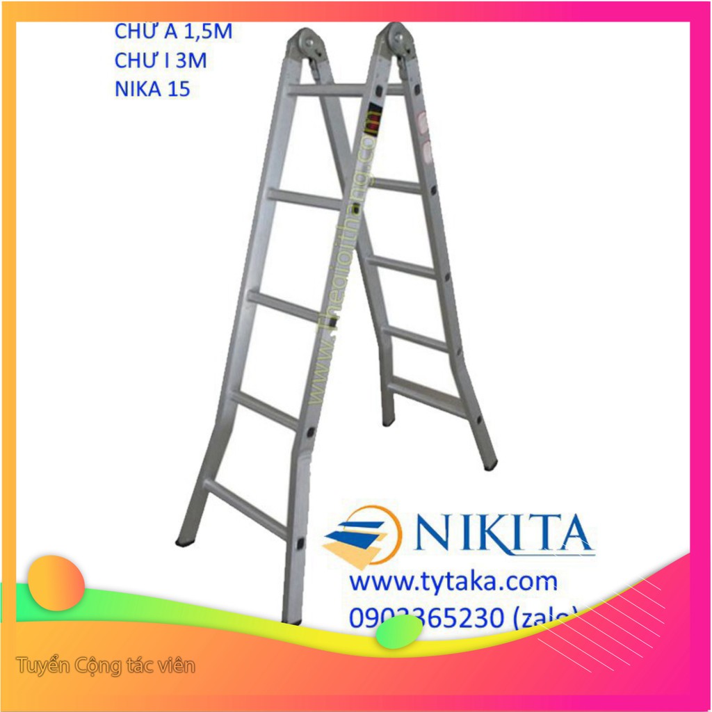 THANG CHỮ A NIKITA CHỮ A 1M5 THẲNG 3M