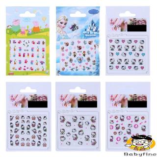 Sticker Hoạt Hình Dán Móng Tay Cho Bé