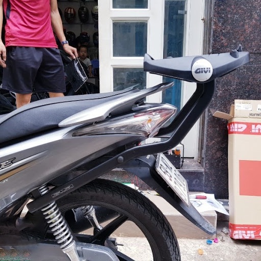 Baga Givi HRV Wave Dash 110(13-16)/125 chính hãng cho xe chịu lực cao bao gồm đế gắn thùng