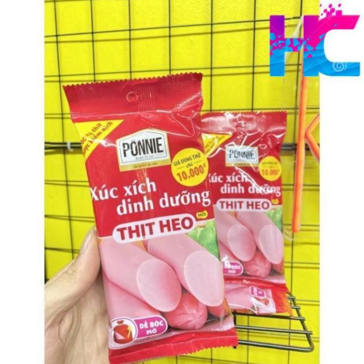 Xúc xích dinh dưỡng thịt heo Ponnie gói 105g | BigBuy360 - bigbuy360.vn